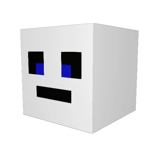 Thorn19 Minecraft avatar head, 3D render