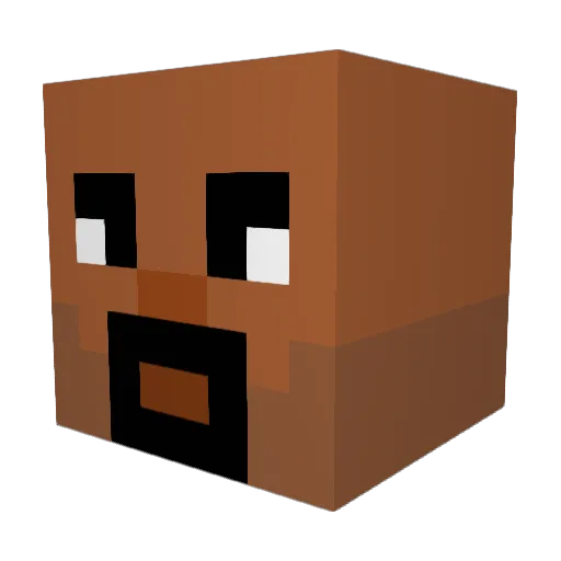 Thorn91 Minecraft avatar head, 3D render