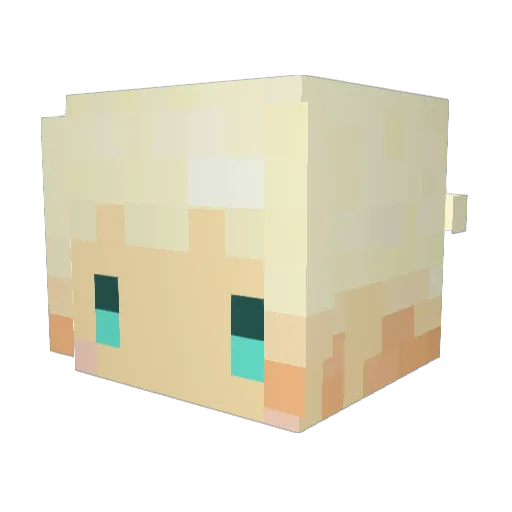 Thornatus Minecraft avatar head, 3D render