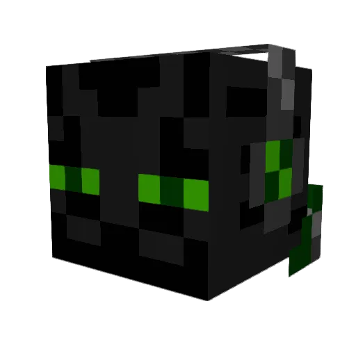 Thorney1 Minecraft avatar head, 3D render