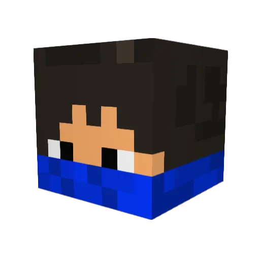 Thornmug Minecraft avatar head, 3D render
