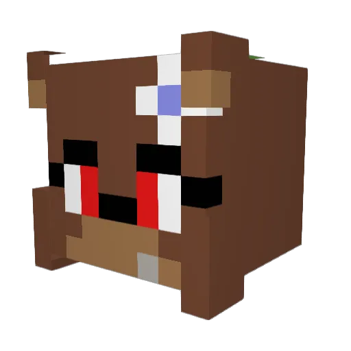 Thornn05 Minecraft avatar head, 3D render
