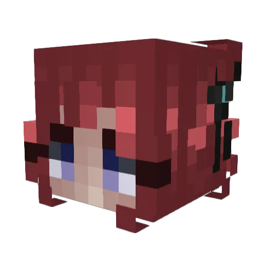 Thornyay Minecraft avatar head, 3D render