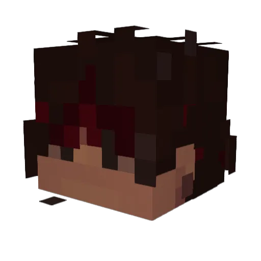 Thorsev Minecraft avatar head, 3D render