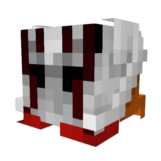 Thorst Minecraft avatar head, 3D render