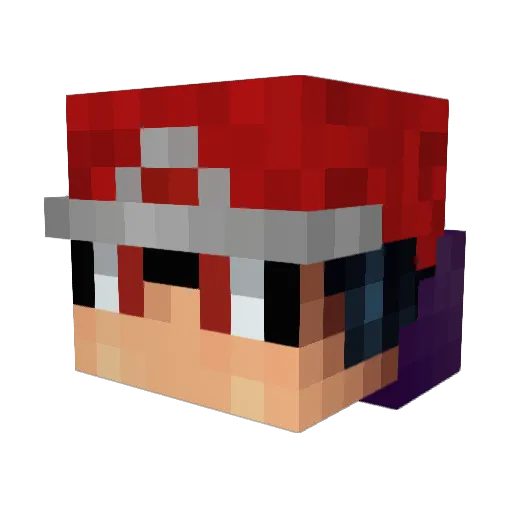 Thoryon Minecraft avatar head, 3D render