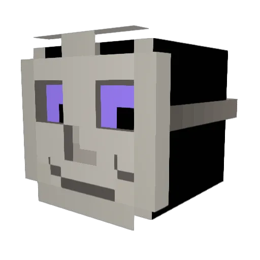 ThouHolyTrinity Minecraft avatar head, 3D render