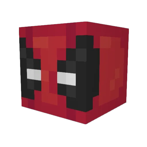 ThoughtBadge363 Minecraft avatar head, 3D render