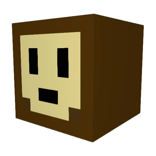ThoughtSiren349 Minecraft avatar head, 3D render