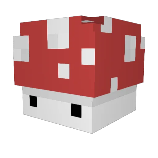 ThoughtSpore013 Minecraft avatar head, 3D render