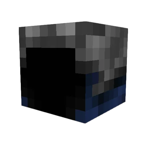 ThoughtTrain Minecraft avatar head, 3D render