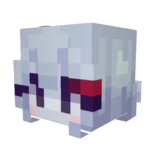 ThousandWind69 Minecraft avatar head, 3D render