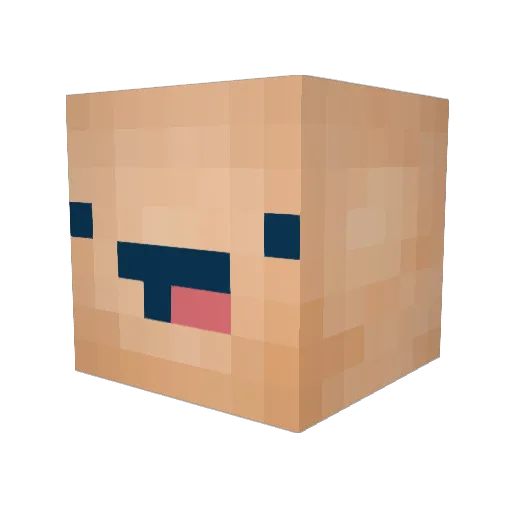 ThouserGaming Minecraft avatar head, 3D render