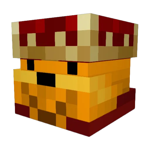Thoxic45 Minecraft avatar head, 3D render