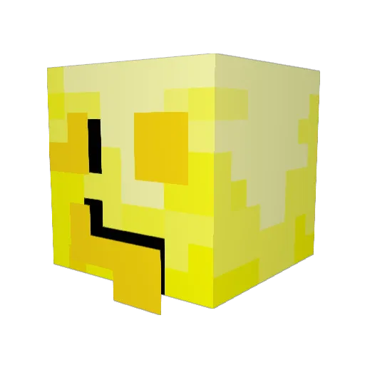 Thpithy Minecraft avatar head, 3D render