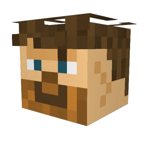 Thracian71BC Minecraft avatar head, 3D render