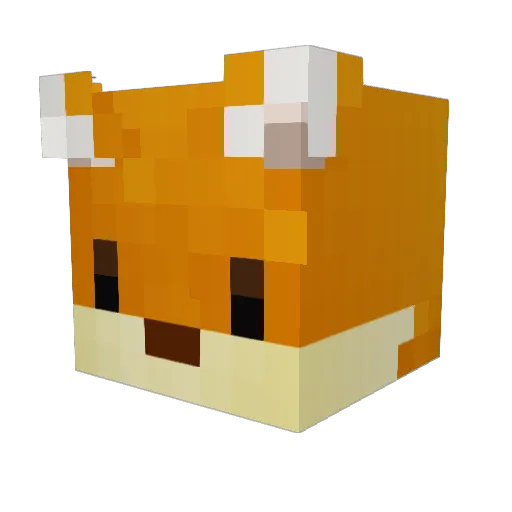 Thranix Minecraft avatar head, 3D render