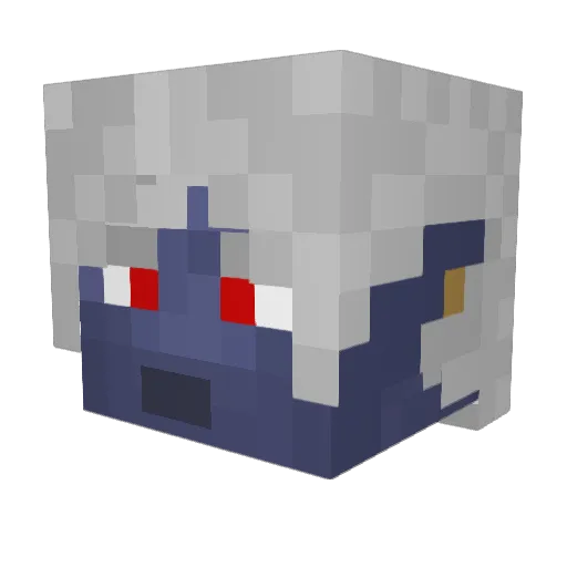 Thrash_Ash Minecraft avatar head, 3D render