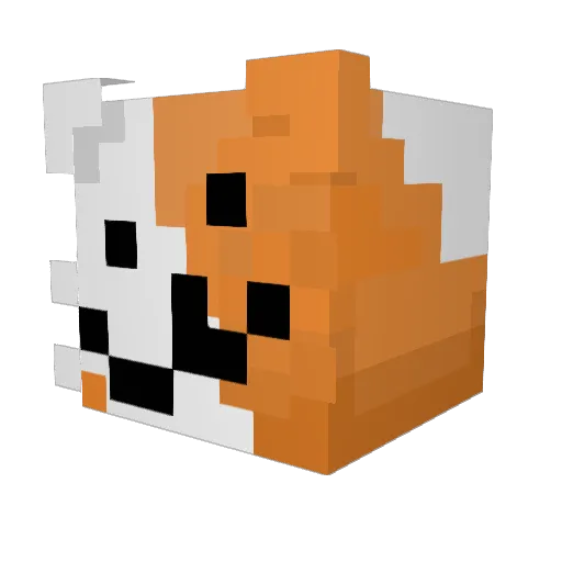 Thray_ Minecraft avatar head, 3D render