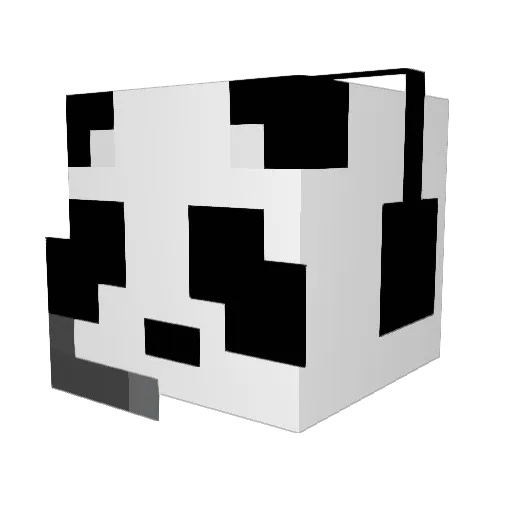 Threak Minecraft avatar head, 3D render