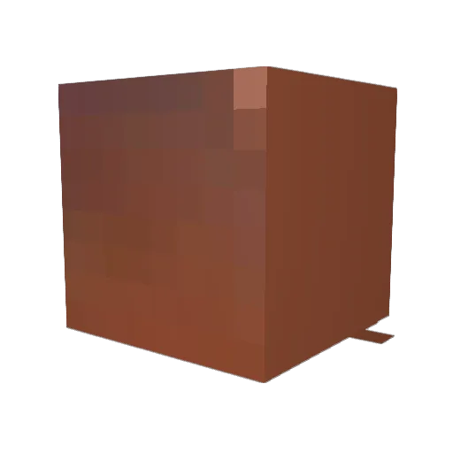 Three4N Minecraft avatar head, 3D render