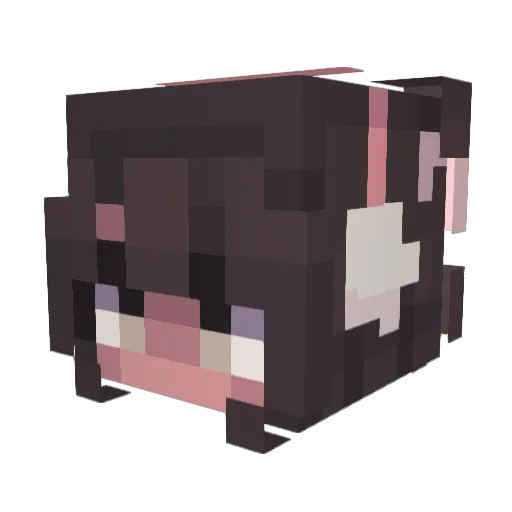 ThreeBoat873370 Minecraft avatar head, 3D render
