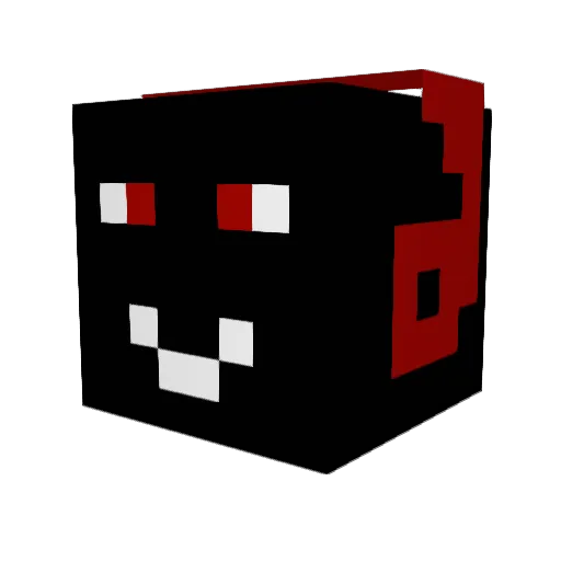 ThreeHorizon Minecraft avatar head, 3D render