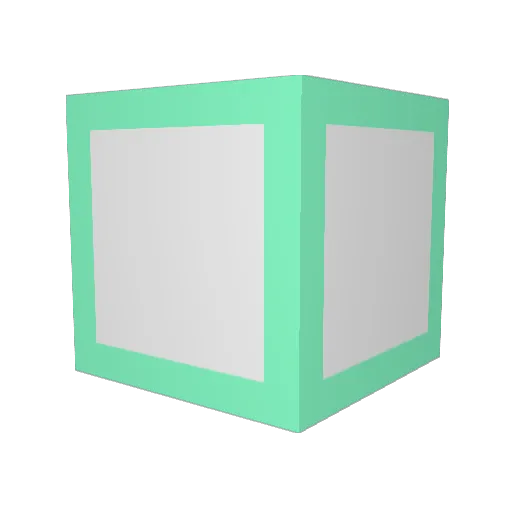 ThreeMeow Minecraft avatar head, 3D render