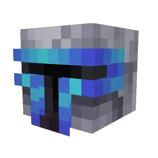 ThreeRadders Minecraft avatar head, 3D render