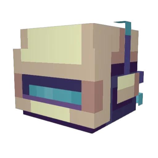 Three_Bee_25 Minecraft avatar head, 3D render