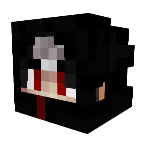 Threemonkeys01 Minecraft avatar head, 3D render