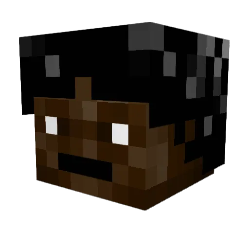 Thresh27 Minecraft avatar head, 3D render