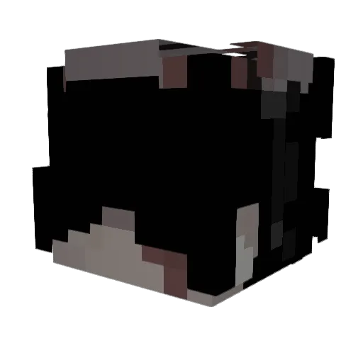 Threyzi Minecraft avatar head, 3D render