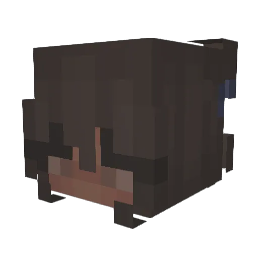 Thriftkiller Minecraft avatar head, 3D render