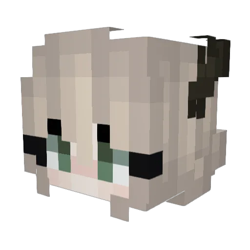 ThrilledDeer Minecraft avatar head, 3D render