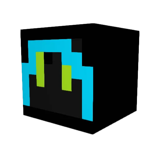 Thritos Minecraft avatar head, 3D render