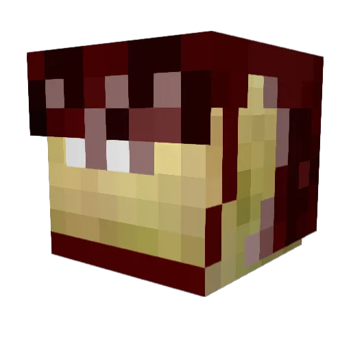 Throes88 Minecraft avatar head, 3D render
