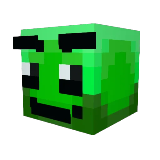 ThroughTheGates Minecraft avatar head, 3D render