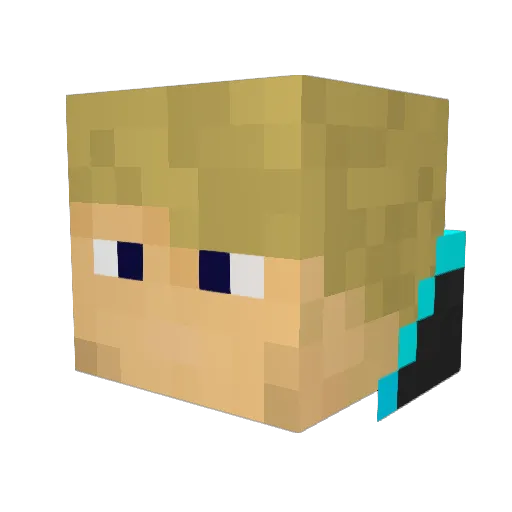 Throwaway_04373 Minecraft avatar head, 3D render