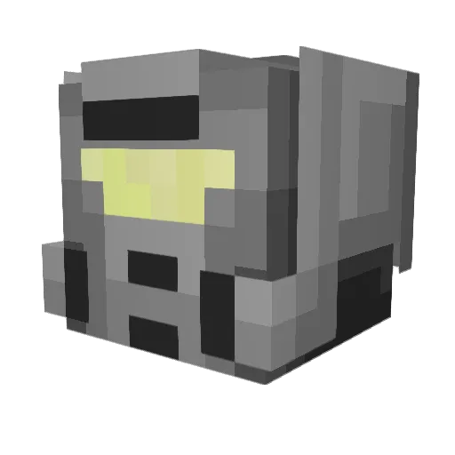 Throwback116 Minecraft avatar head, 3D render