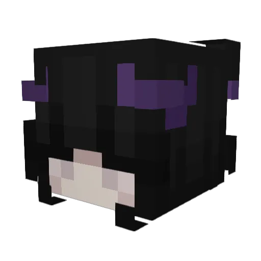 Thrymmm Minecraft avatar head, 3D render