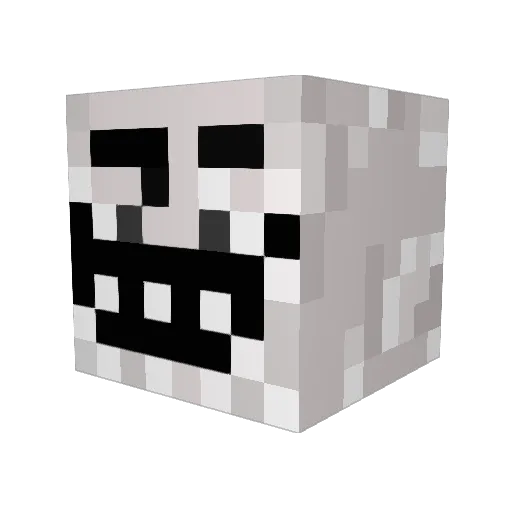 Thshadow Minecraft avatar head, 3D render