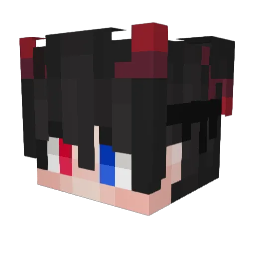 Thsmsh1t Minecraft avatar head, 3D render