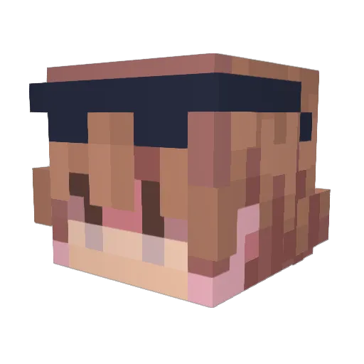 ThtEpicGamer Minecraft avatar head, 3D render