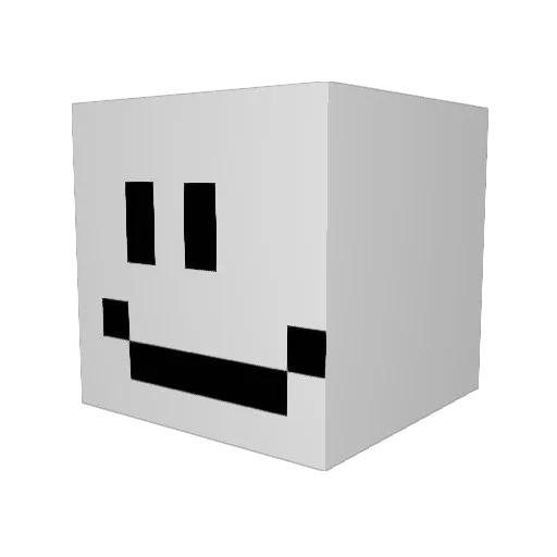 Thubb_ Minecraft avatar head, 3D render