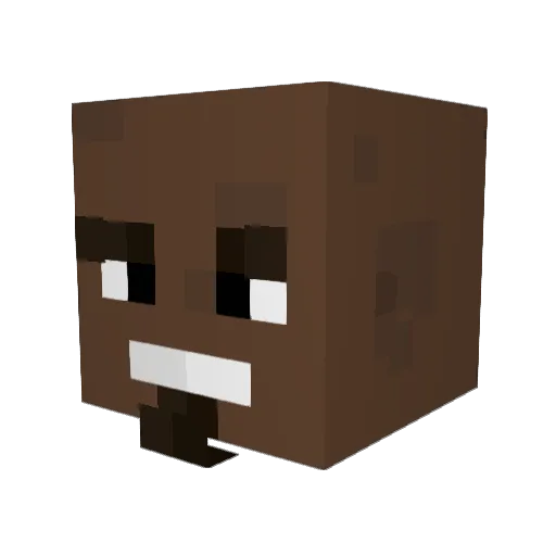 ThugGoosy Minecraft avatar head, 3D render