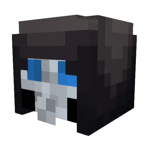 Thumbnumd Minecraft avatar head, 3D render