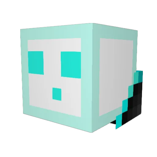 Thumperfuzzy Minecraft avatar head, 3D render
