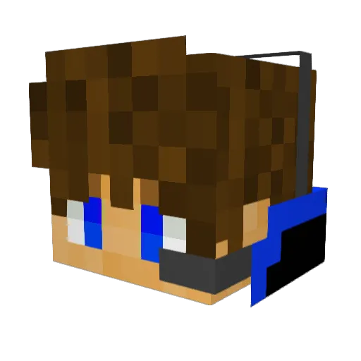 Thund3rB1rdG Minecraft avatar head, 3D render