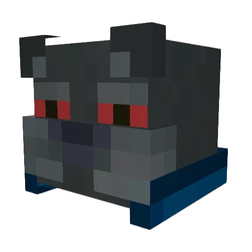 Thund3rCat Minecraft avatar head, 3D render
